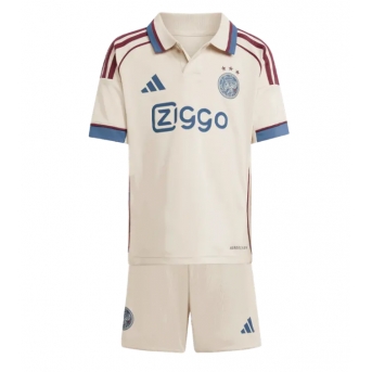Billige Fotballdrakt Ajax Replika Tredjedraktsett Barn 2025-26 Kortermet (med bukser)